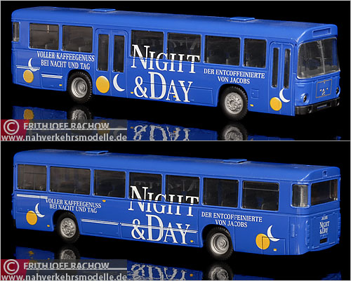 Herpa MAN S�240 Night und Day Busmodell Modellbus Busmodelle Modellbusse