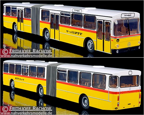 Rietze Busmodell Artikel 74502 Mercedes-Benz O 305 G St�lb Schweizer PostAuto A G Oberes Toggenburg, Nesslau