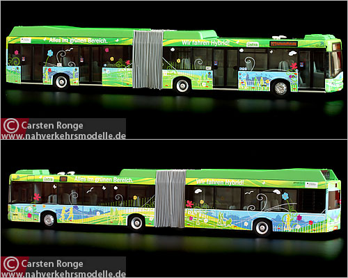 VKModelle Solaris U 18 Hybridbus �STRA Hannover Modellbus Busmodell Modellbusse Busmodelle