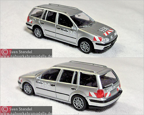 AWM Volkswagen Golf Kombi 4 Rheinbahn D�sseldorf Modellbus Busmodell Modellbusse Busmodelle