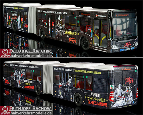 Rietze Busmodell Sondermodell Mercedes-Benz Citaro 2015 Hochbahn Hamburg Dungeon
