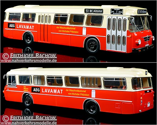 IXO Busmodell B�ssing Senator 120 Hochbahn Hamburg H H A