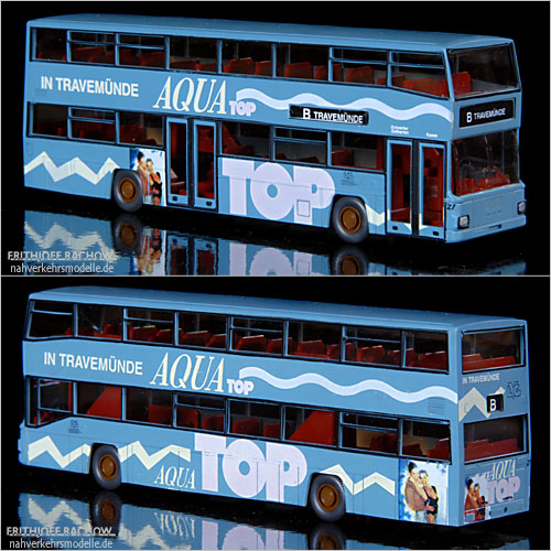 Wiking MAN D89 Aquatop LVG L�beck Travem�nder Verkehrsgesellschaft