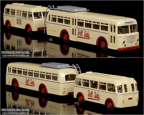 Brekina Buessing 6500 T mit Orion Personenanh�nger