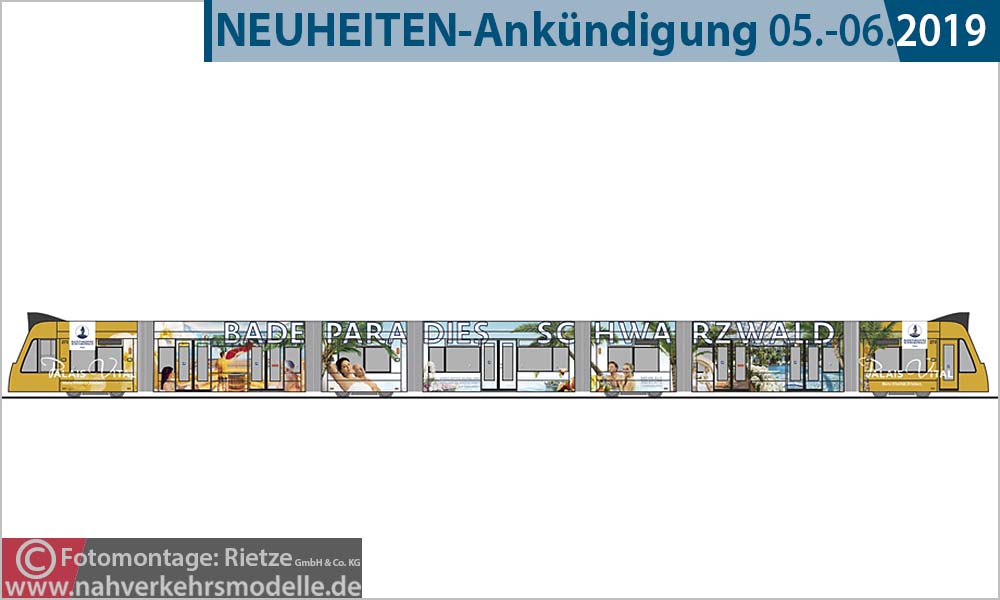 Rietze Stra�enbahn Artikel STRA01045 Siemens Combino V A G Freiburg