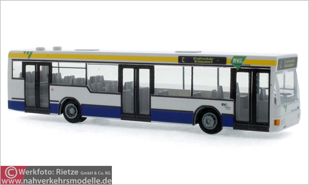 Rietze Busmodell Artikel 75011 M A N N L 202 2 Regionalverkehr Erzbebirge