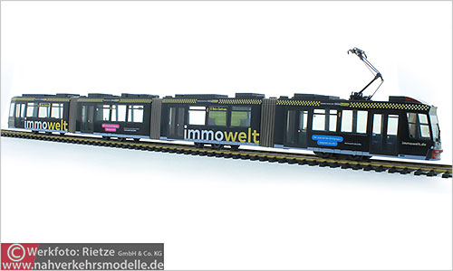 Rietze Linie 8 Stra�enbahn Artikel stra01031 Adtranz G T 8 Verkehrs Aktiengesellschaft N�rnberg