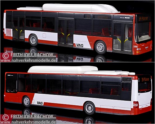 Rietze Busmodell Artikel 67473 M A N Lions City C N G V A G N�rnberg