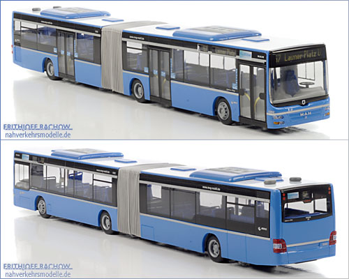 Rietze MAN Lions City Gelenkbus 4-t�rig MVG M�nchen