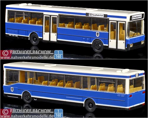 MINITRIX Busmodell Artikel 65405 Mercedes-Benz O 405 M�nchner Verkehrsgesellschaft M V G