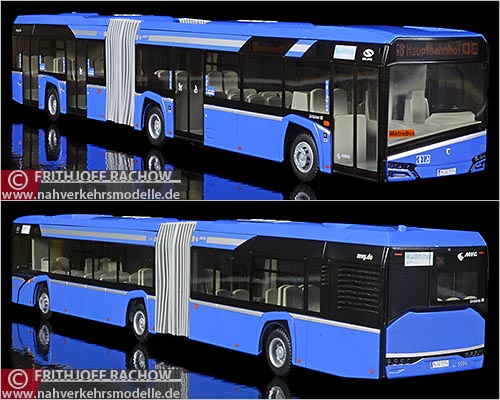 Rietze Busmodell Sondermodell New Solaris U 18 ab Baujahr 2014 M�nchner Verkehrsgesellschaft M V G