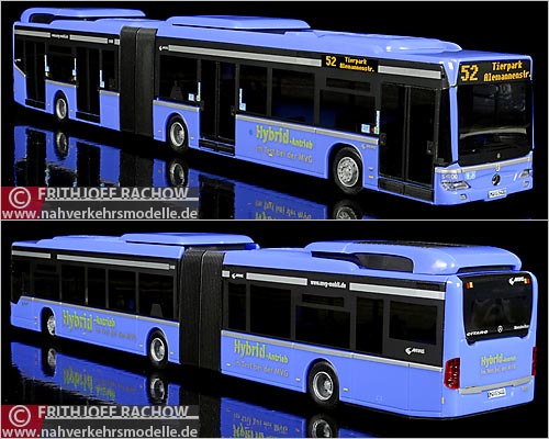 AWM MB O530G hybrid MVG M�nchen Sondermodell Modellbus Busmodell Modellbusse Busmodelle