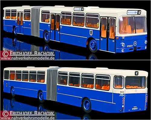 Rietze Busmodell Sondermodell Mercedes Benz O 305 G St�lb Stadtwerke M�nchen Wagen 5302