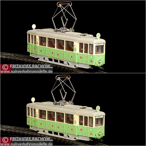 Hamann Aufbauwagen Frankfurt Main Tram Stra�enbahnmodell Trammodell Bim